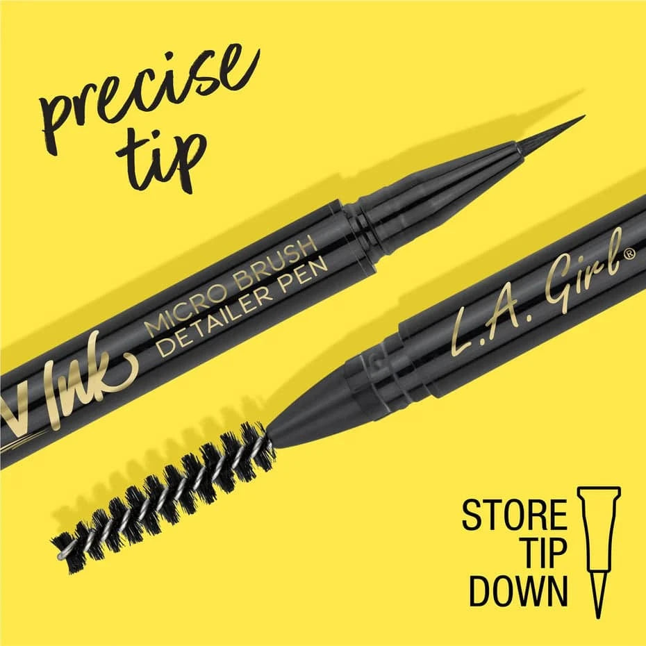 BROW INK MICRO BRUSH DETAILER PEN (3 Litir) - Daría
