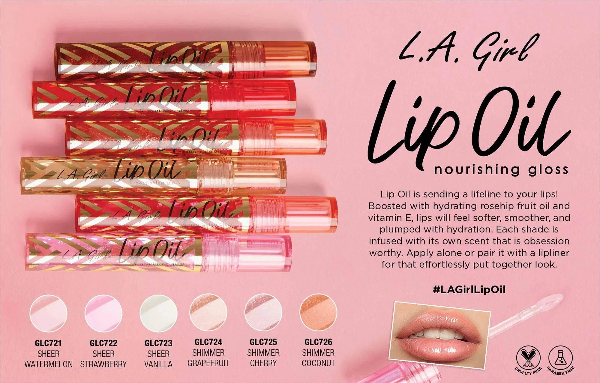 LIP OIL NOURISHING GLOSS (6 Litir) - Daría