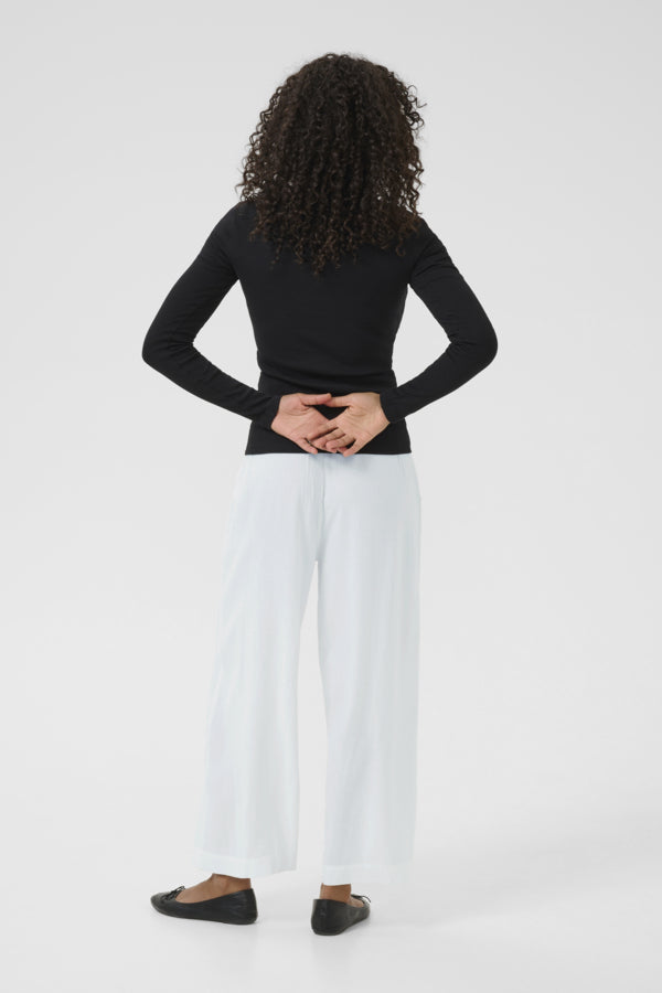 milia cropped hör buxur hvítar - Daría