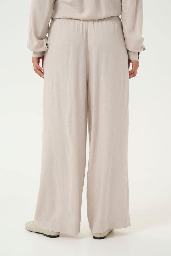 milia cropped hör buxur beige - Daría