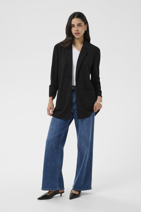 Phoebe blazer 3/4 ermar svartur