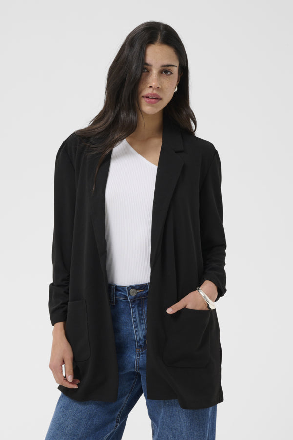 Phoebe blazer 3/4 ermar svartur
