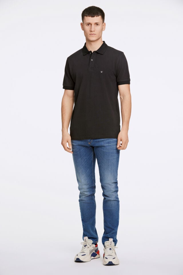 Junk Deluxe polo bolur svartur