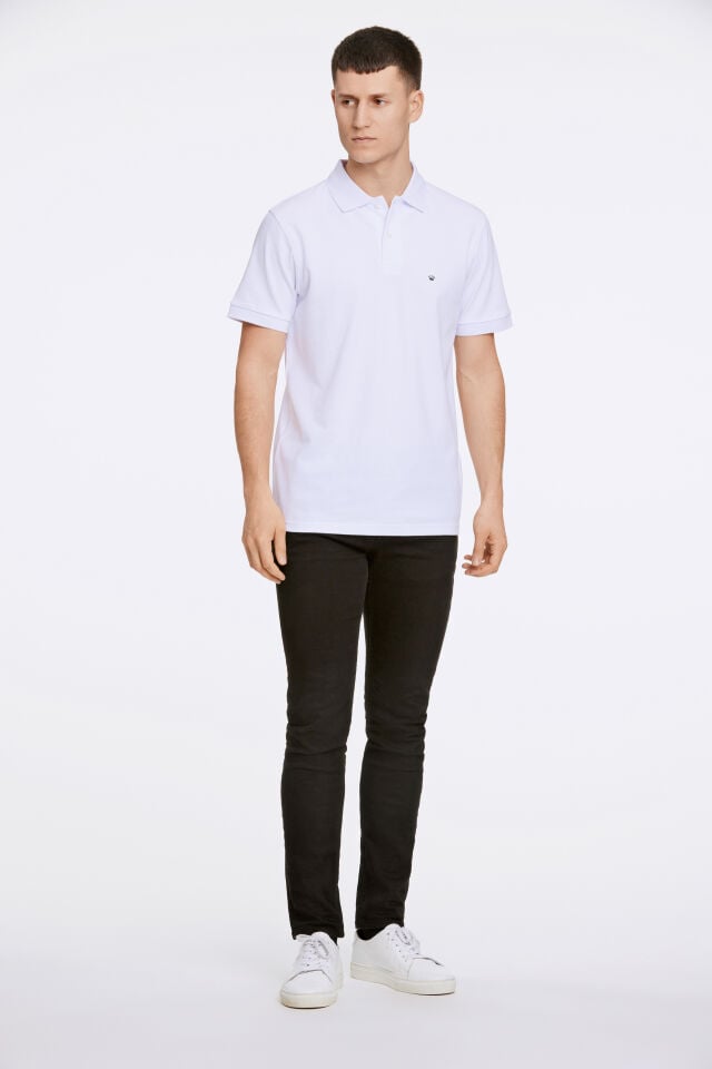 Junk deluxe polo bolur hvítur