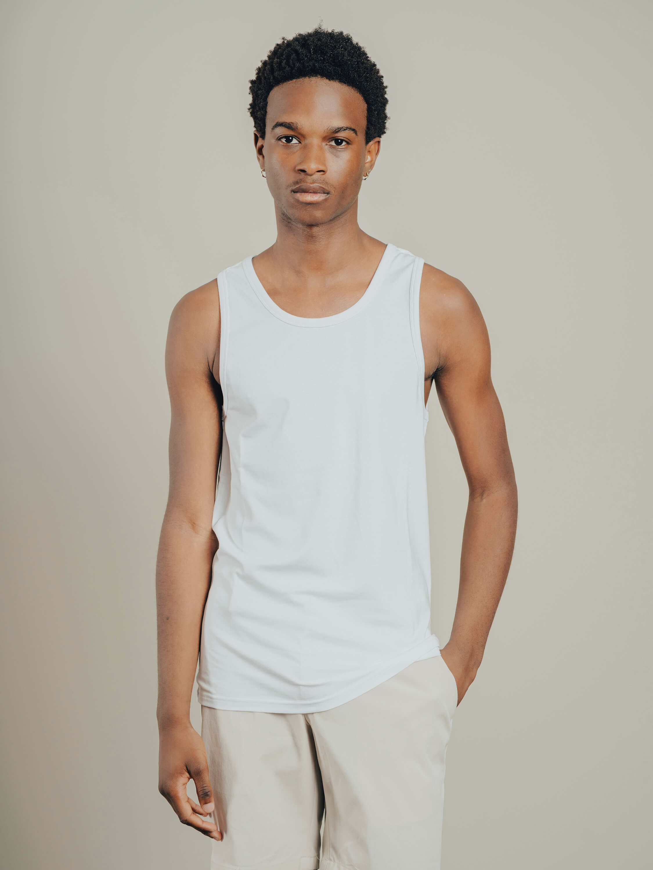 Sanford hlýrabolur - hvítur - Daría