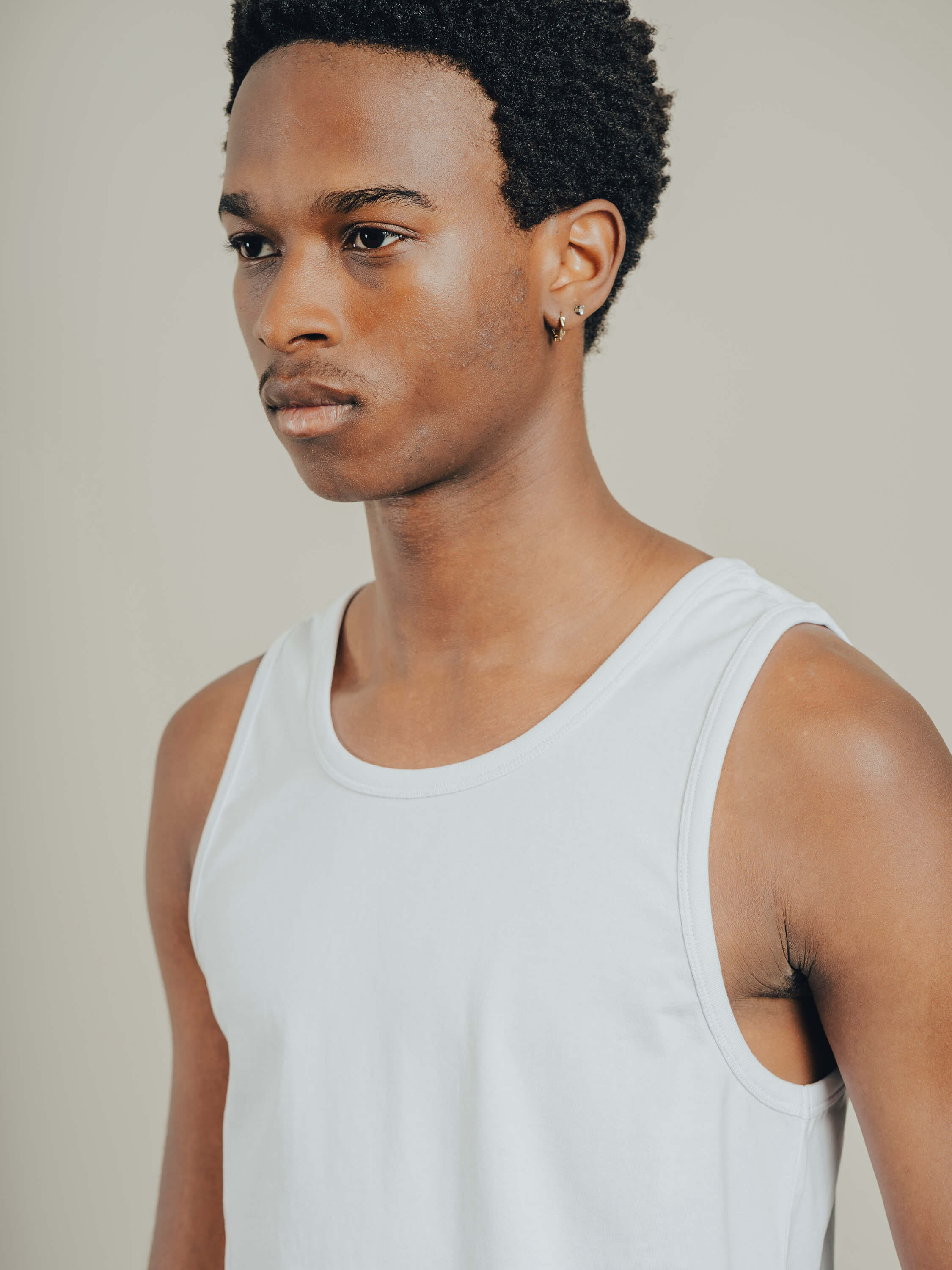 Sanford hlýrabolur - hvítur - Daría