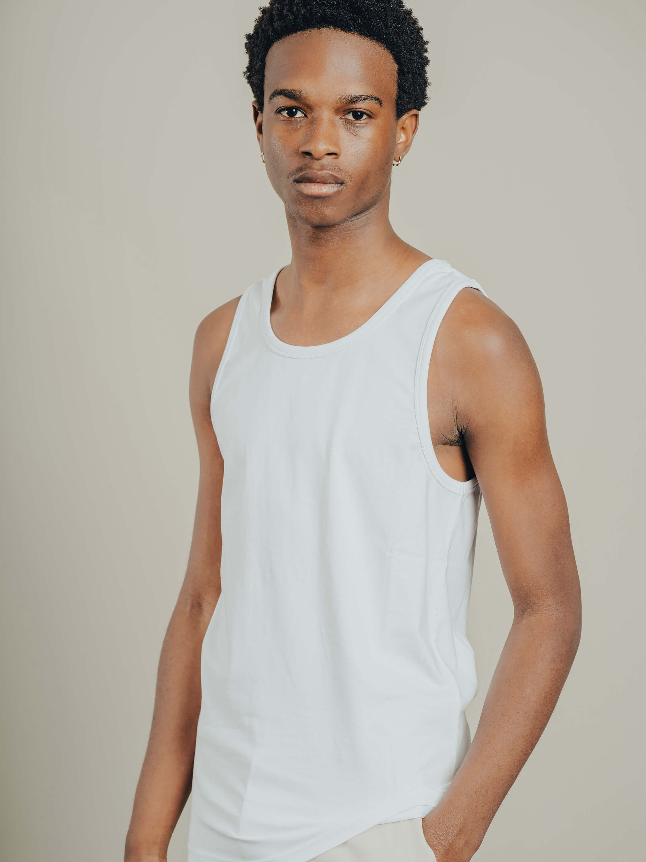 Sanford hlýrabolur - hvítur - Daría