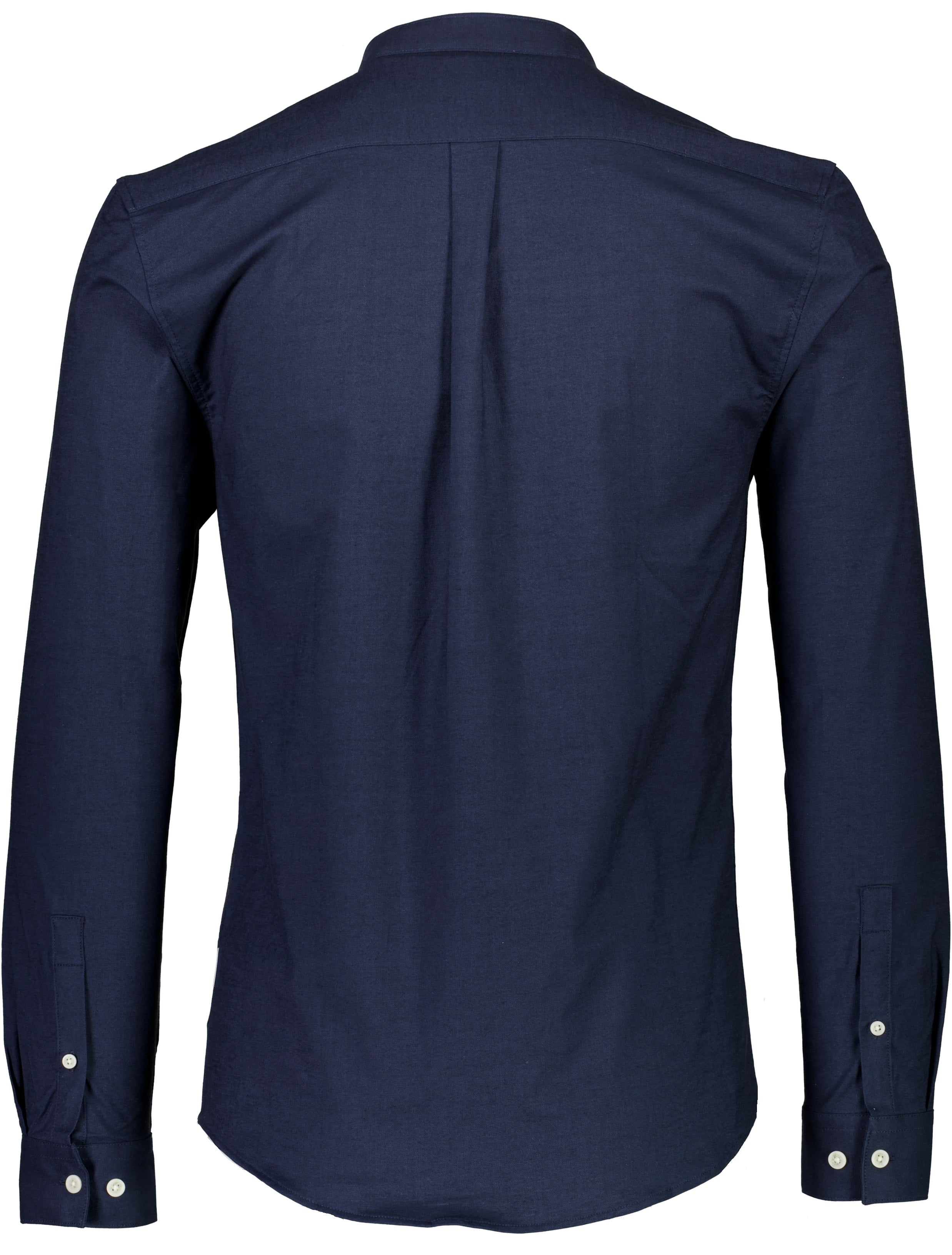 Oxford mandarin superflex L/S blá