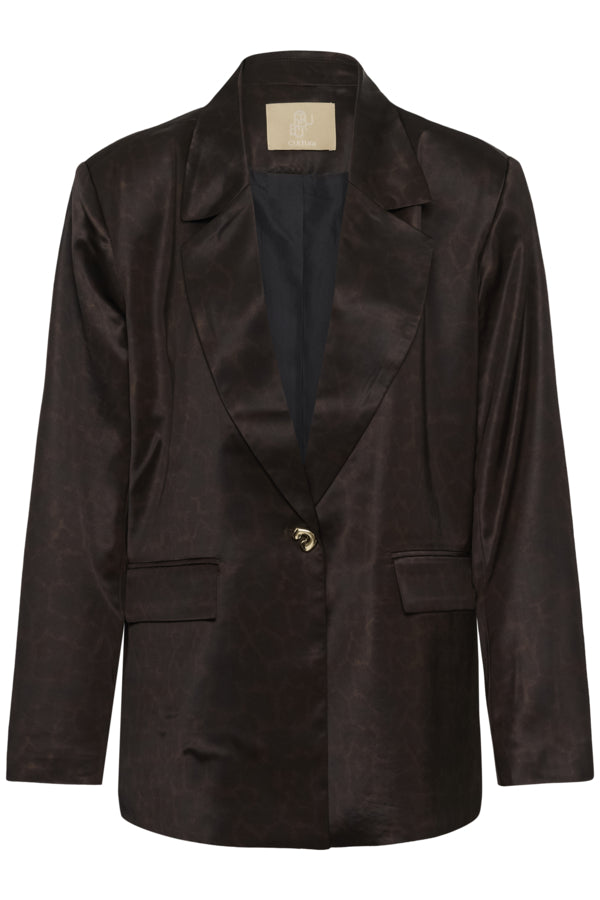Gry blazer brúnn