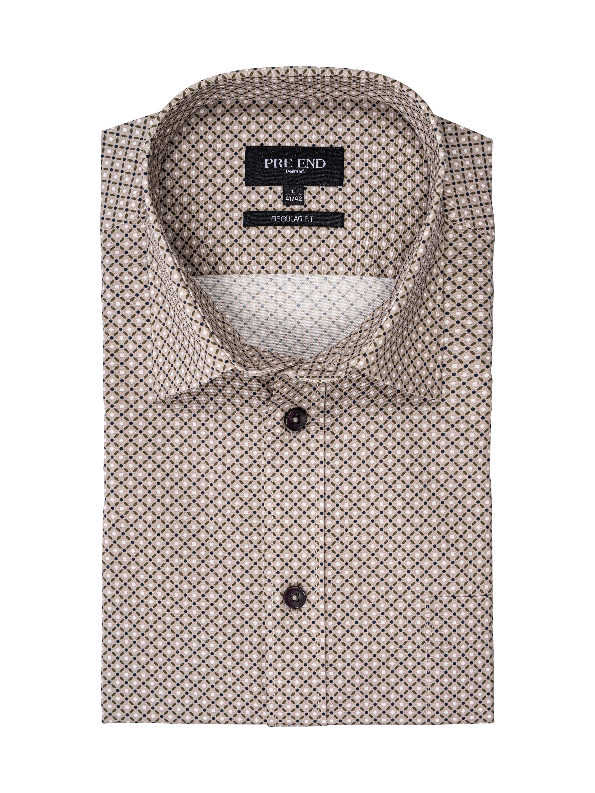 Colby stuttermaskyrta - Sand - Daría