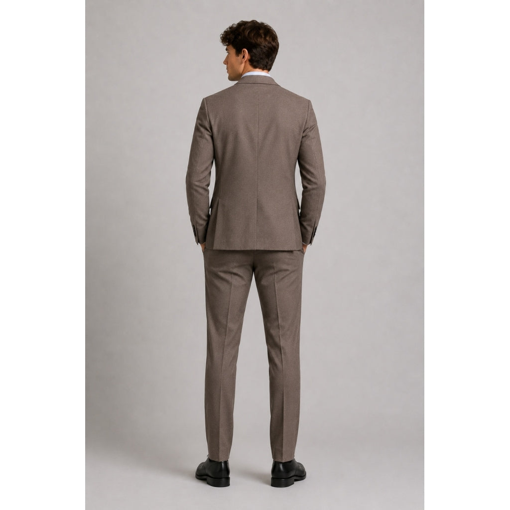 Brendon Jersey Blazer - Dark Khaki