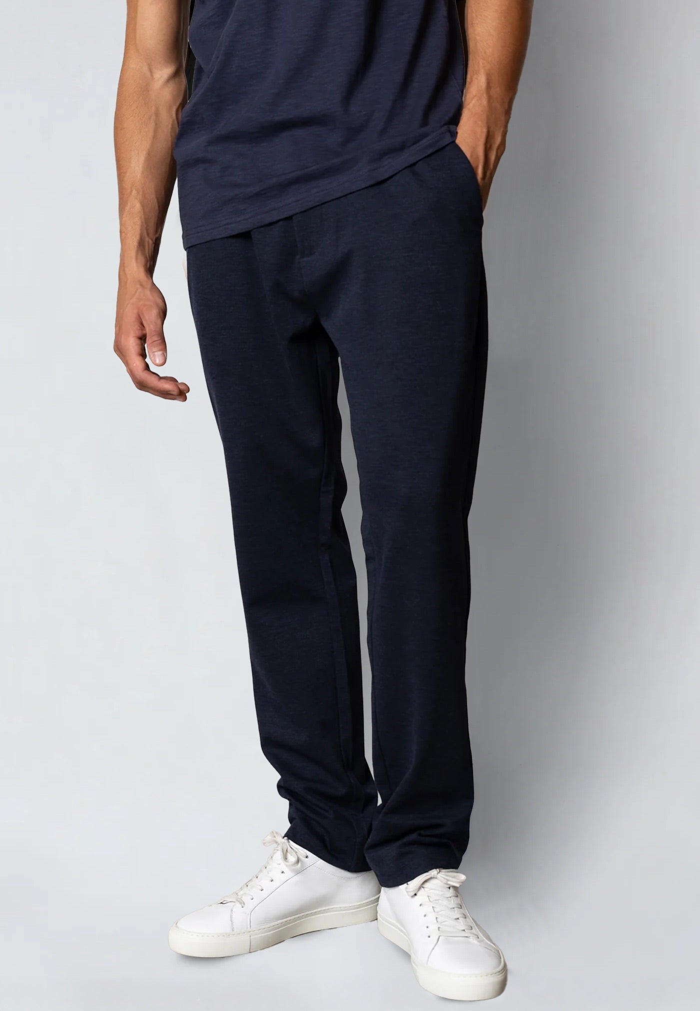 Brendon Jersey Buxur Navy