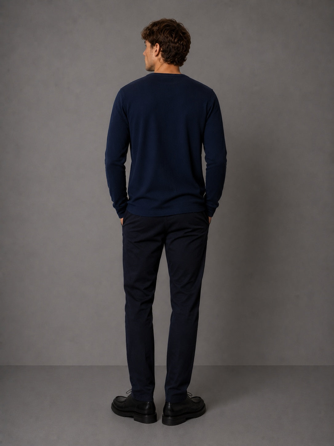 Brendon Jersey Buxur Navy