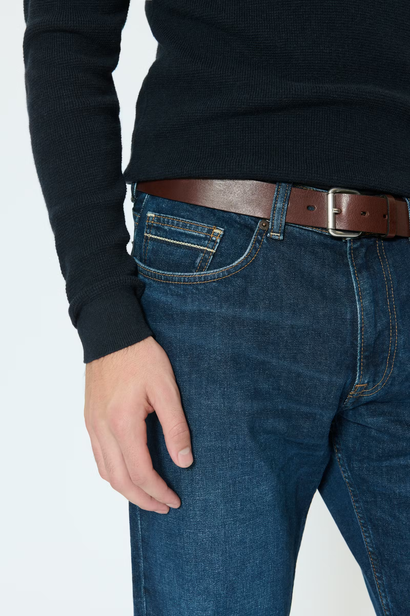 Matinique Jake Heritage gallabuxur - dökkbláar - Daría