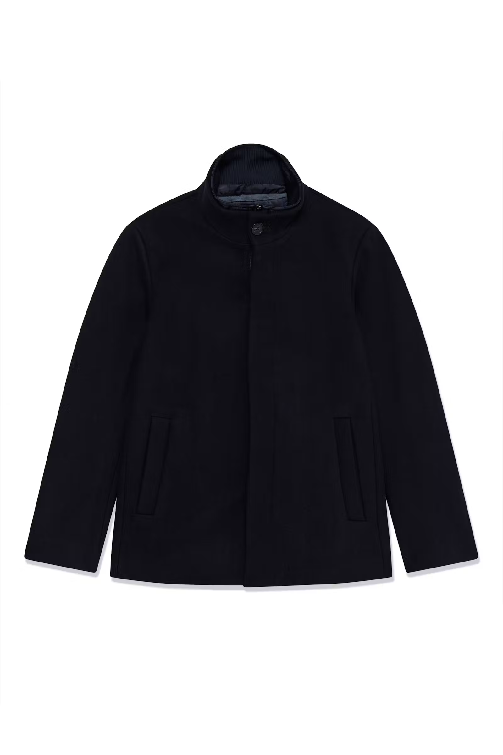 Matinique Harvey stuttur Ullarfrakki - Navy blár