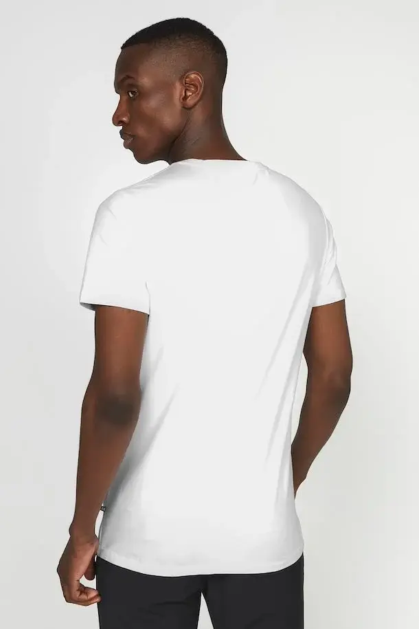 Matinique Jermalink stuttermabolur - hvítur - Daría