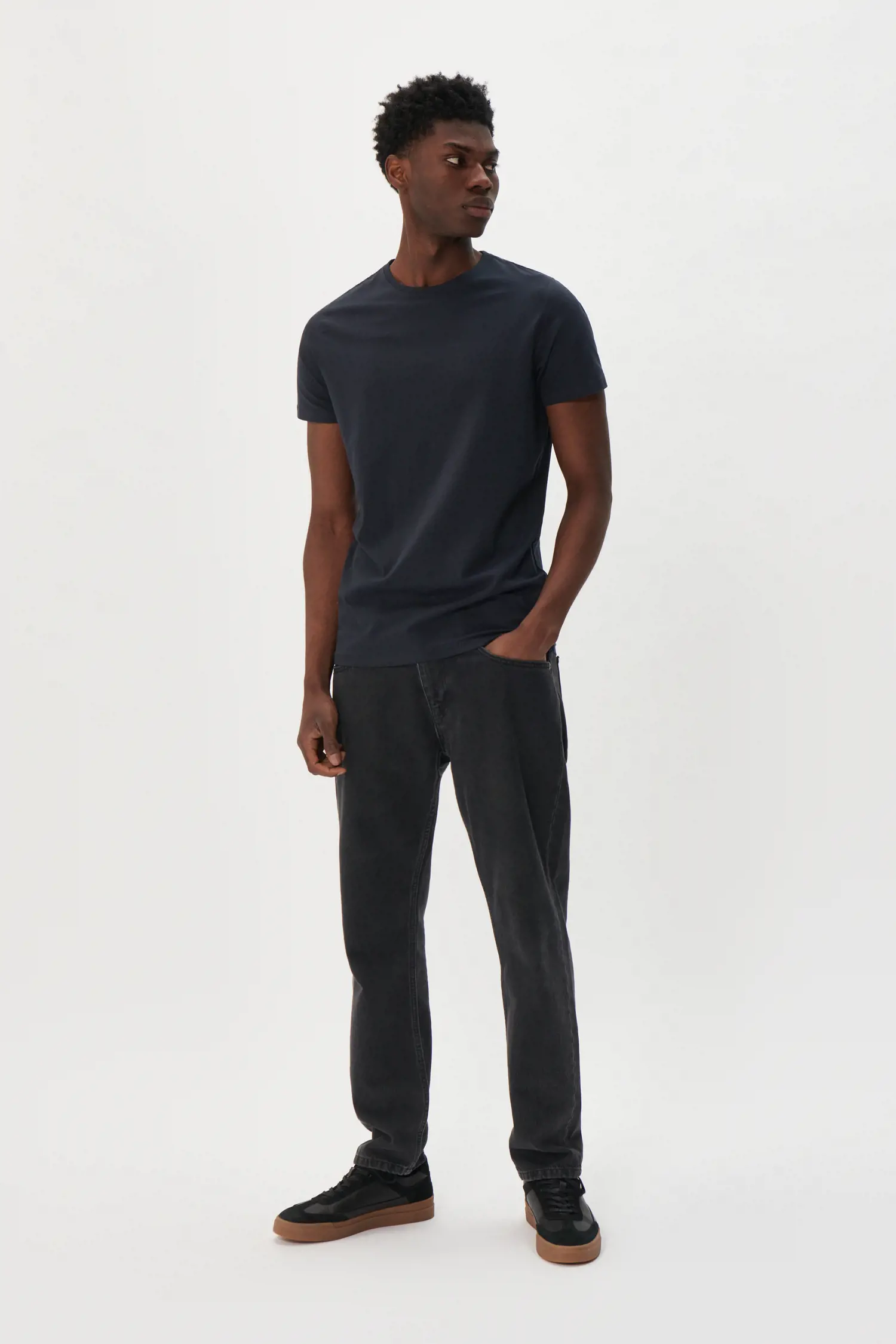 Matinique Jermalink stuttermabolur - Dark Navy - Daría