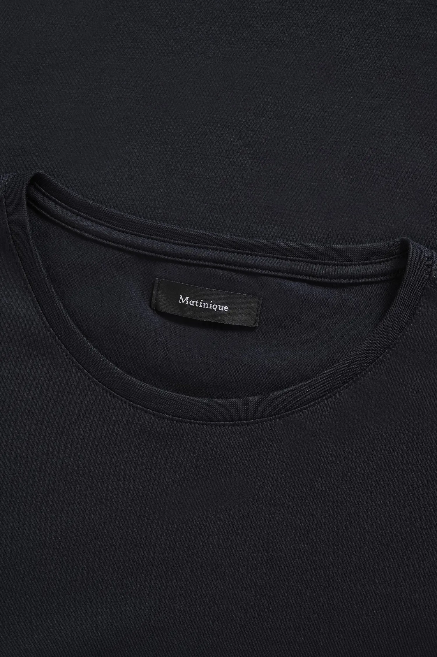Matinique Jermalink stuttermabolur - Dark Navy - Daría