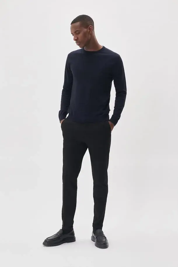 Matinique Margaret merino peysa - dark navy - Daría