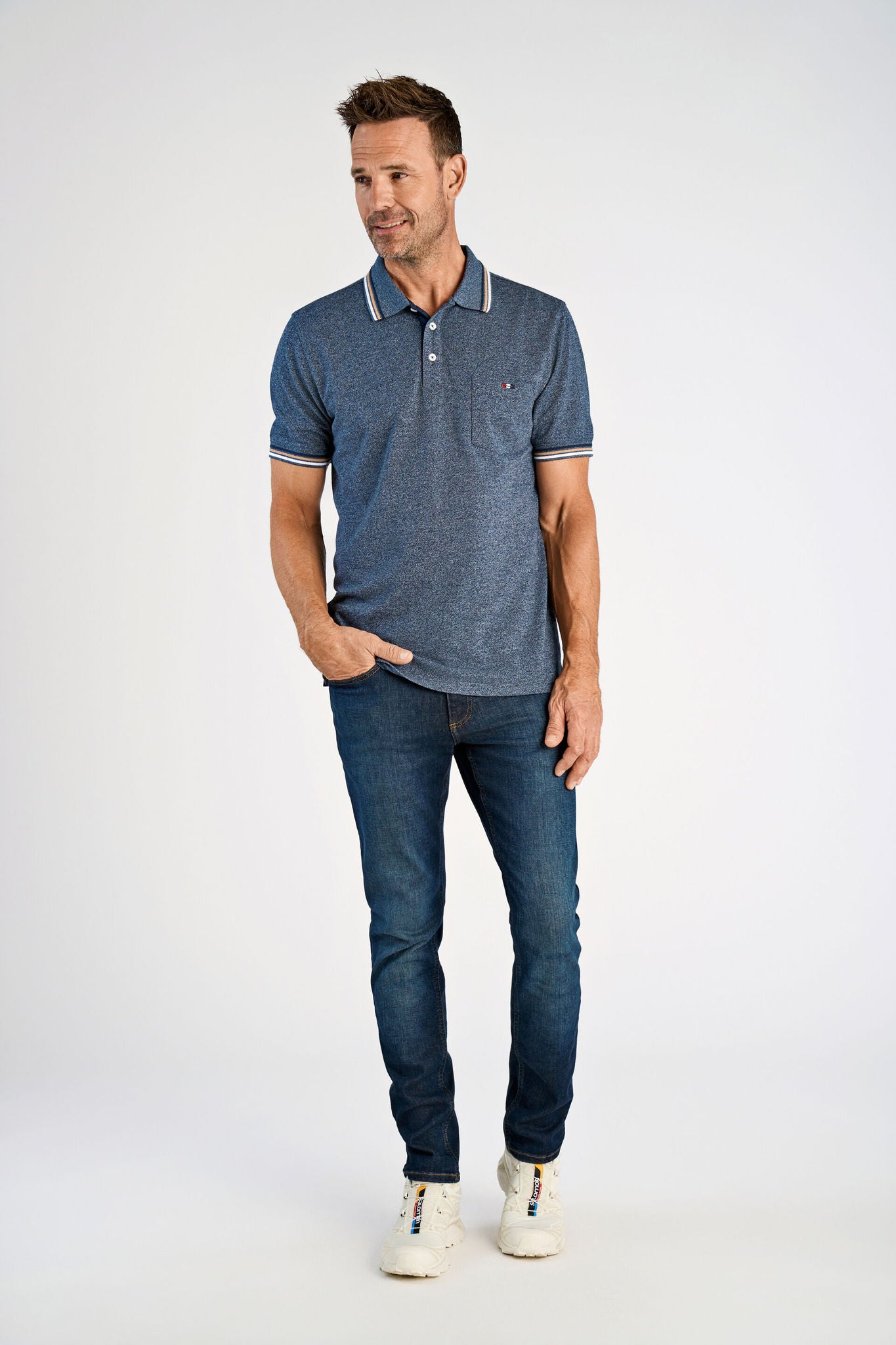 Bison polo bolur blár - Daría