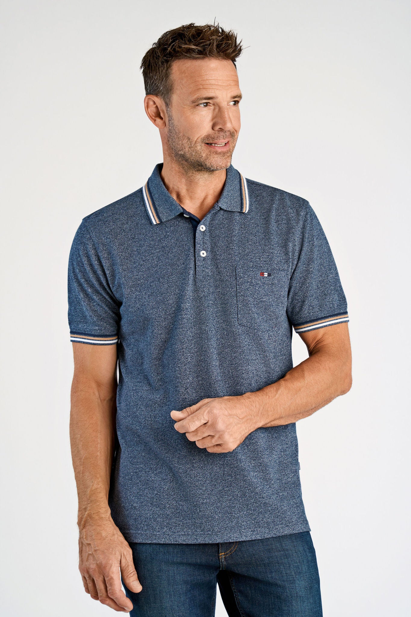 Bison polo bolur blár - Daría