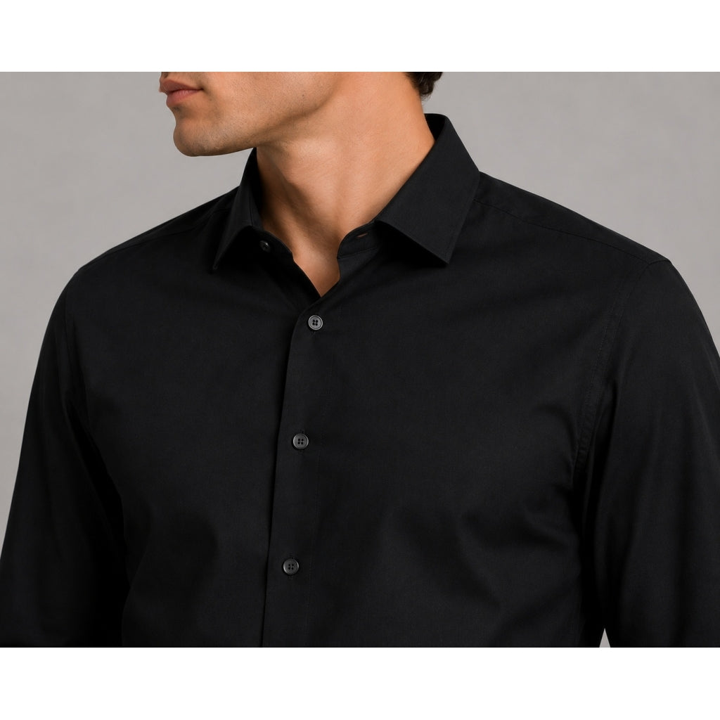 Emil stretch shirt - Svört