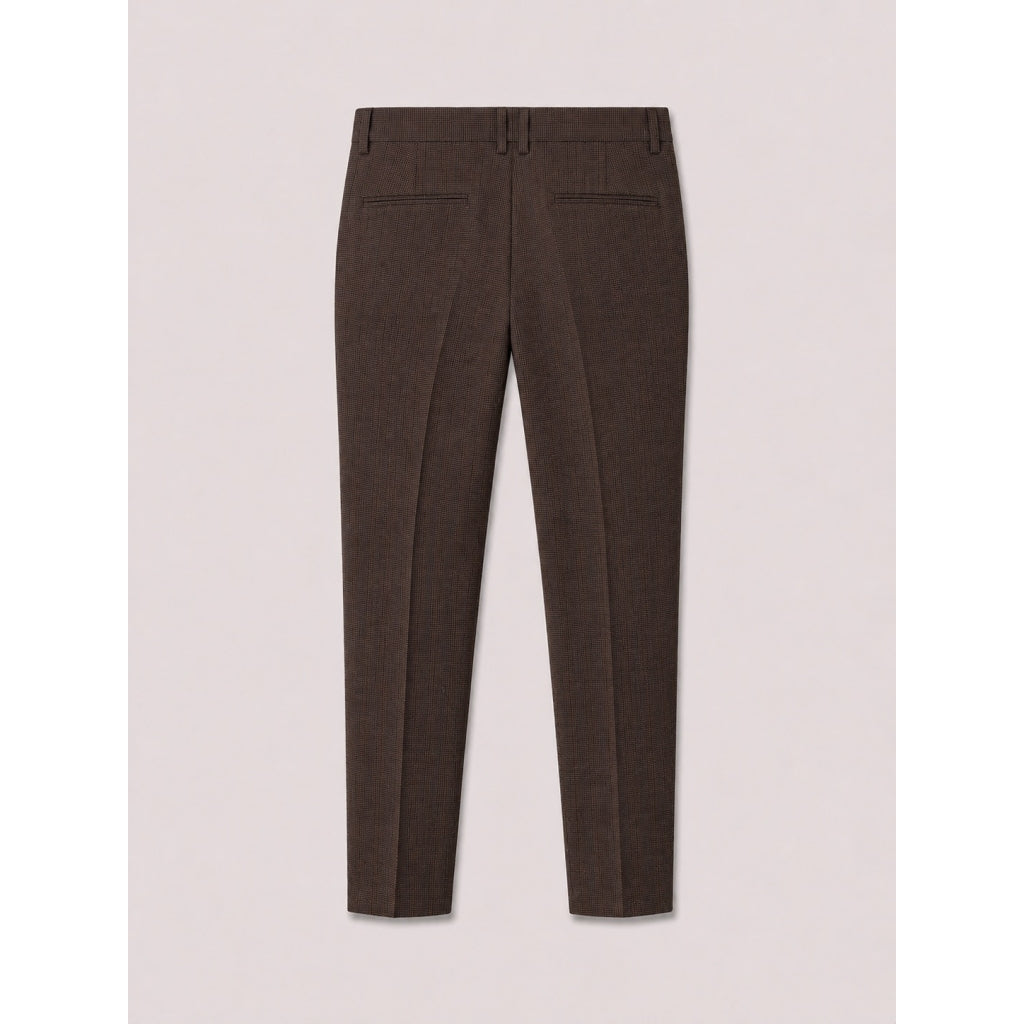 Copenhagen Sigurd structured pants Dökkbrúnar