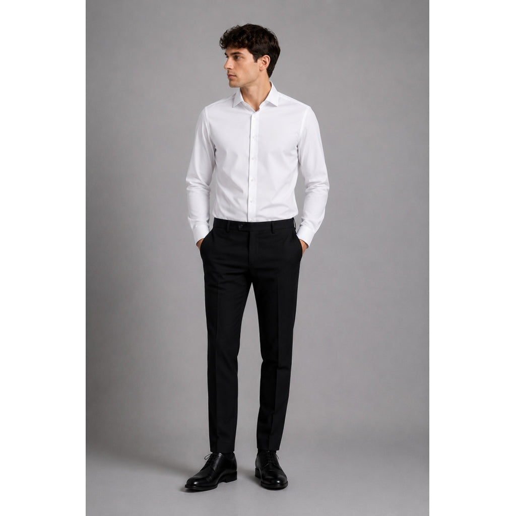Emil stretch shirt - Hvít