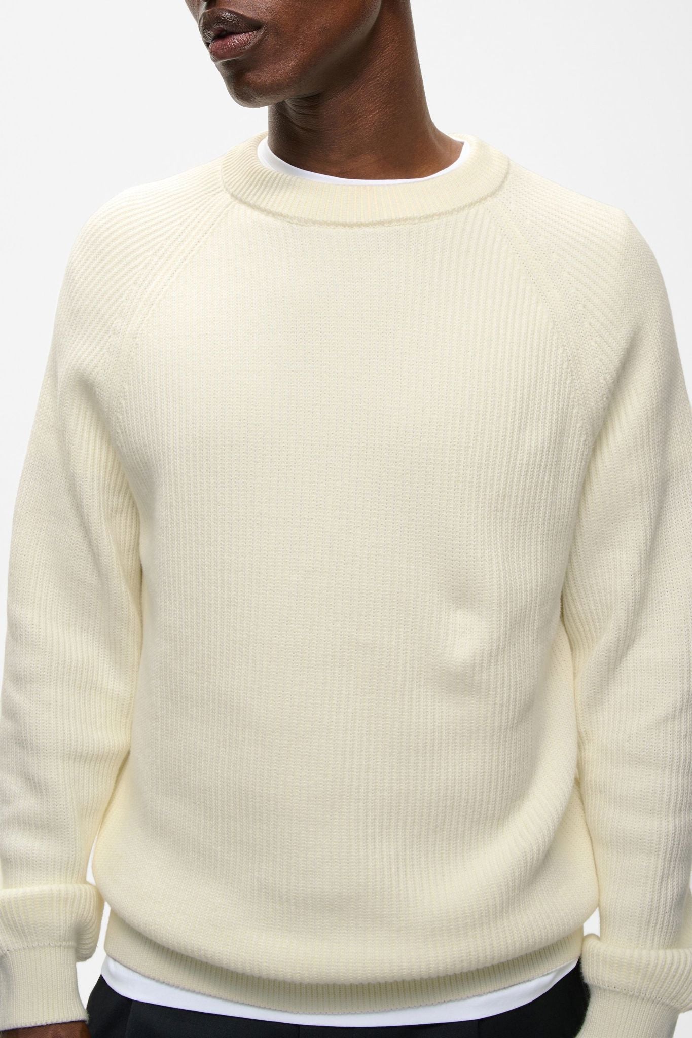 Hellson peysa off white