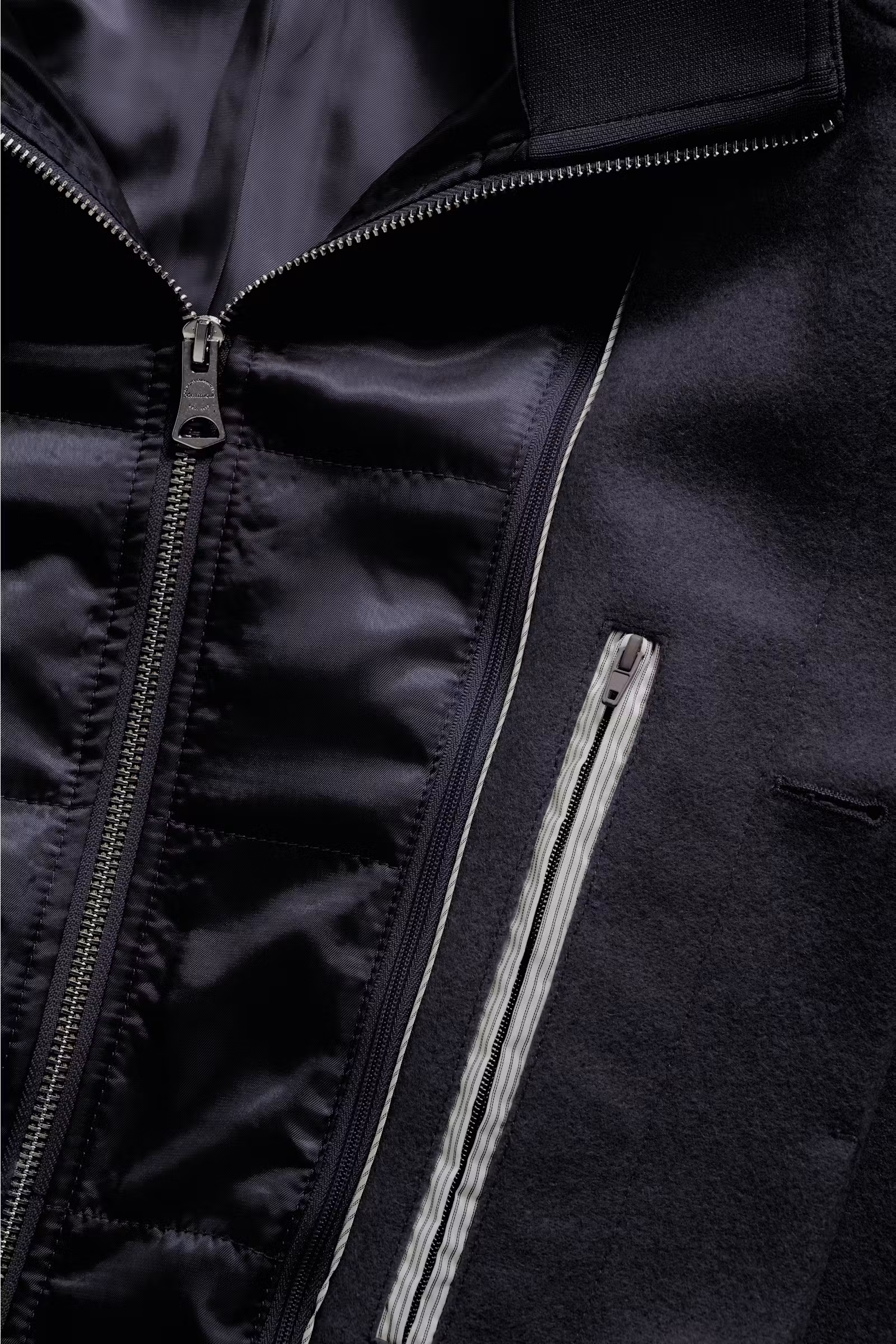 Matinique Harvey Classic ullarfrakki - Navy blár