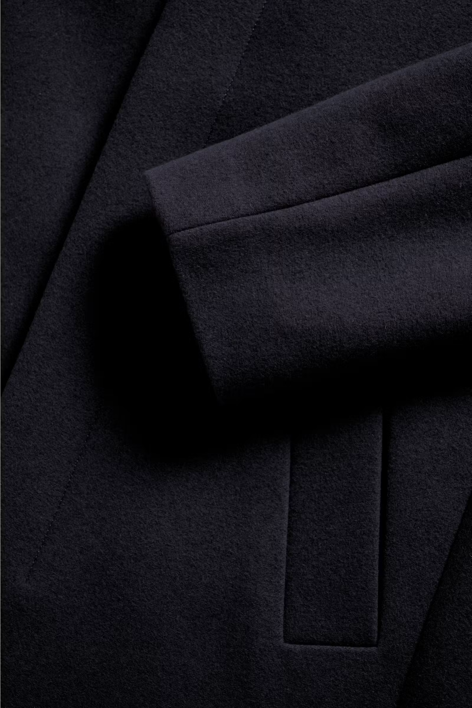 Matinique Harvey Classic ullarfrakki - Navy blár