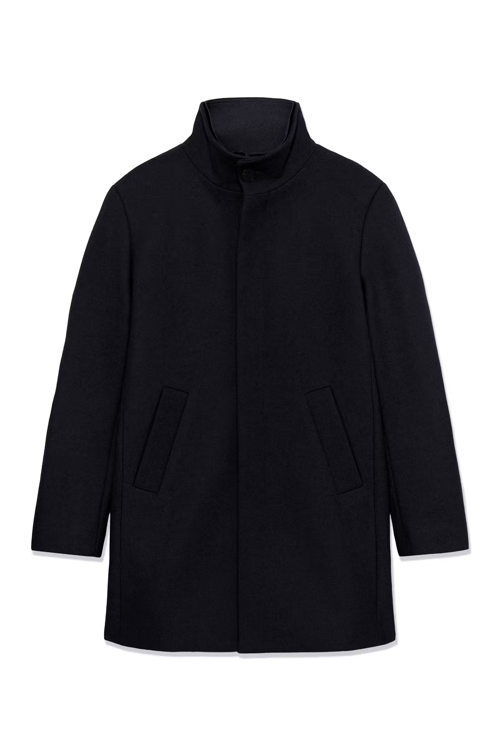 Matinique Harvey Classic ullarfrakki - Navy blár