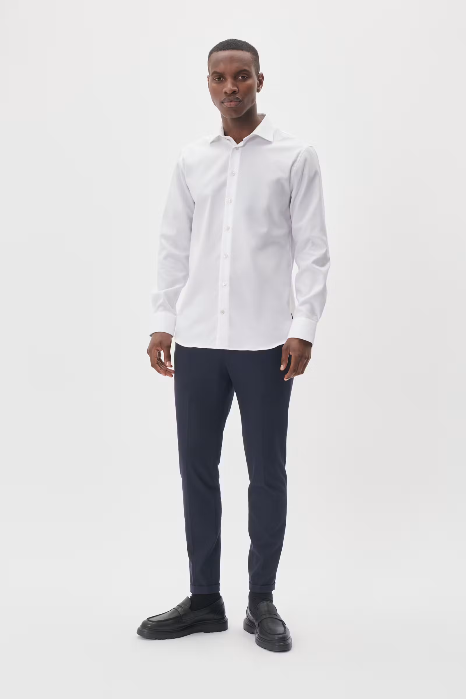 Marc Lux Oxford skyrta - hvít