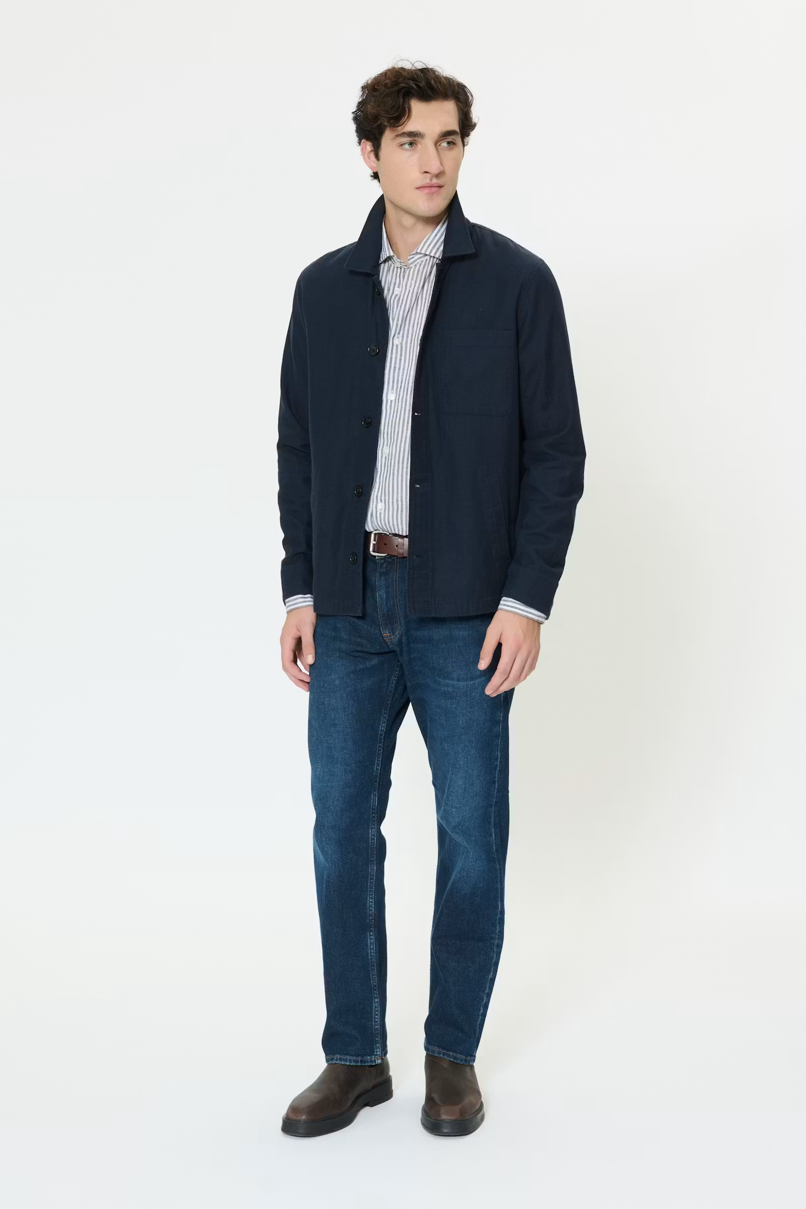 Original Heritage yfirskyrta Navy blá