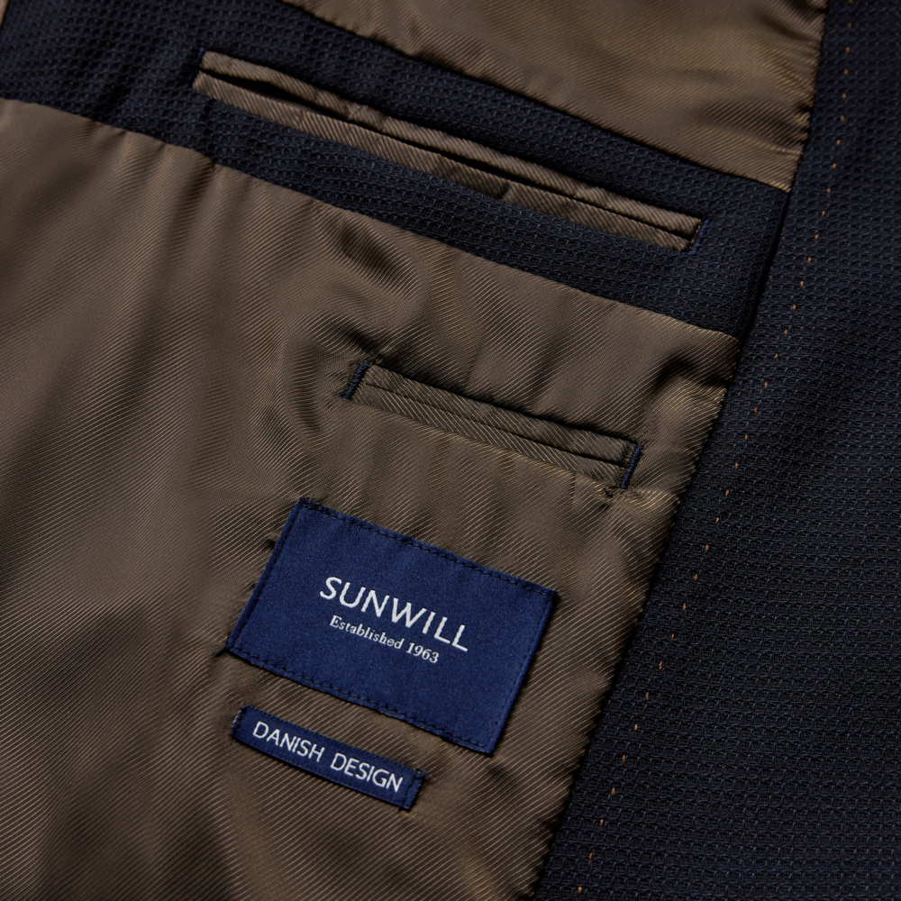 Sunwill blazer Modern Fit - dökkblár