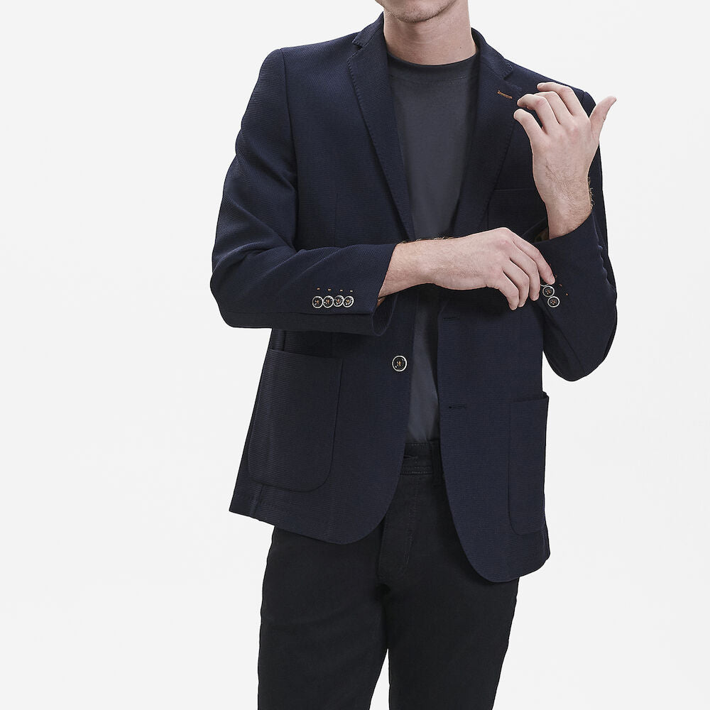Sunwill blazer Modern Fit - dökkblár