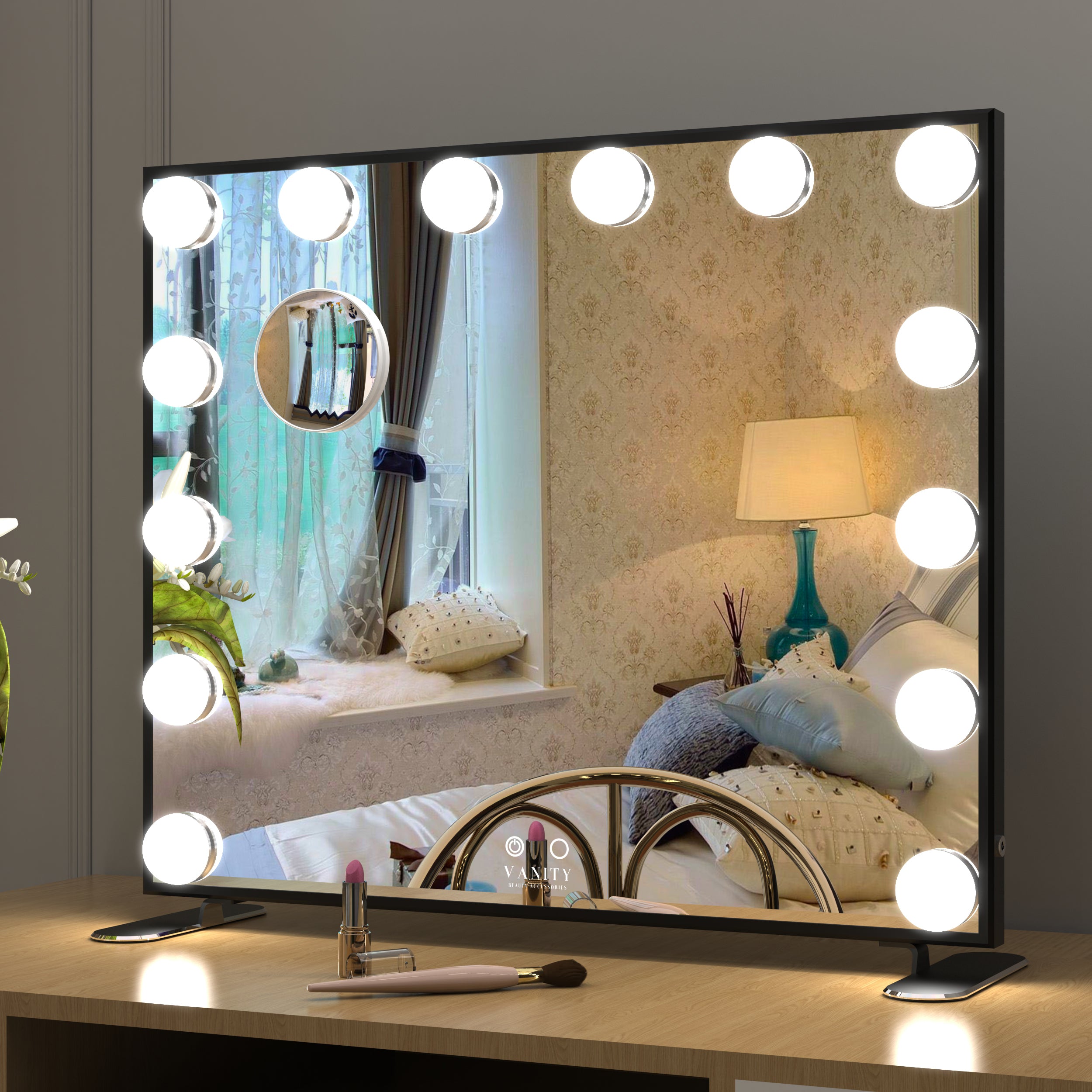 PARIS SPEGILL 50 X 60 CM (SVARTUR) - Daría