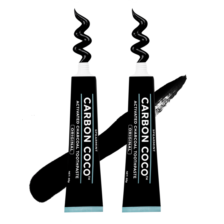 Activated Charcoal Toothpaste fluoride free - Duo Pack - Daría